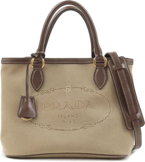 prada Logo jacquard 2WAY bag 1BA172 